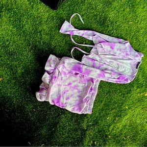 SMALL Purple Matching Set Skirt & Top (USED) Like New Condition